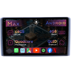 Navigatie dedicata Iveco Daily 2007-2014, 4GB RAM 64GB ROM, Quad Core, Display 9" QLED 1K, Carplay&Android Auto, Android 14, Suport camere AHD - imagine 1