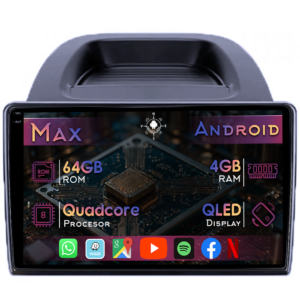Navigatie dedicata Ford Ecosport 2018-2023, 4GB RAM 64GB ROM, Quad Core, Display 9" QLED 1K, Carplay&Android Auto, Android 14, Suport camere AHD - imagine 1