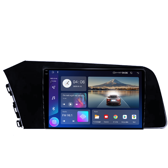 Navigatie dedicata Hyundai Elantra 2021, 4GB RAM 64GB ROM, Quad Core, Display 10" QLED 1K, Carplay&Android Auto, Android 14, Suport camere AHD - imagine 5
