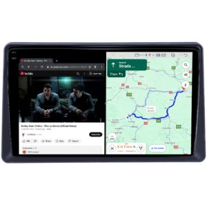 Navigatie dedicata Renault Express 2021+, 4GB RAM 64GB ROM, Quad Core, Display 9" QLED 1K, Carplay&Android Auto, Android 14, Suport camere AHD - imagine 3