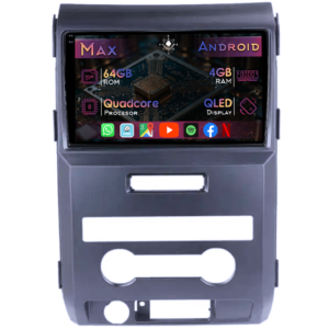 Navigatie dedicata Ford F150 2008-2014, 4GB RAM 64GB ROM, Quad Core, Display 9" QLED 1K, Carplay&Android Auto, Android 14, Suport camere AHD - imagine 1