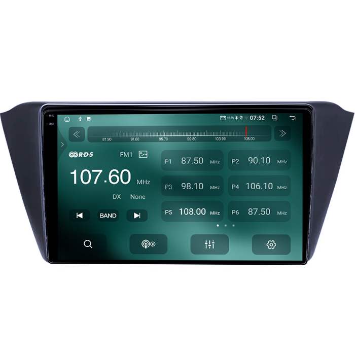 Navigatie dedicata Skoda Fabia 3 2014-2021, 4GB RAM 64GB ROM, Quad Core, Display 9" QLED 1K, Carplay&Android Auto, Android 14, Suport camere AHD - imagine 3