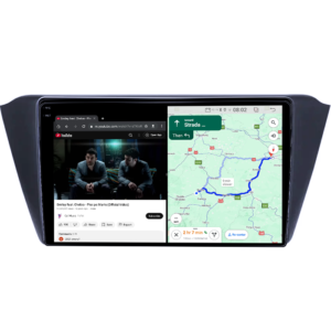 Navigatie dedicata Skoda Fabia 3 2014-2021, 4GB RAM 64GB ROM, Quad Core, Display 9" QLED 1K, Carplay&Android Auto, Android 14, Suport camere AHD - imagine 4