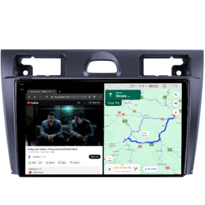 Navigatie dedicata Ford Fiesta Mk5 2002-2008, 4GB RAM 64GB ROM, Quad Core, Display 9" QLED 1K, Carplay&Android Auto, Android 14, Suport camere AHD - imagine 3