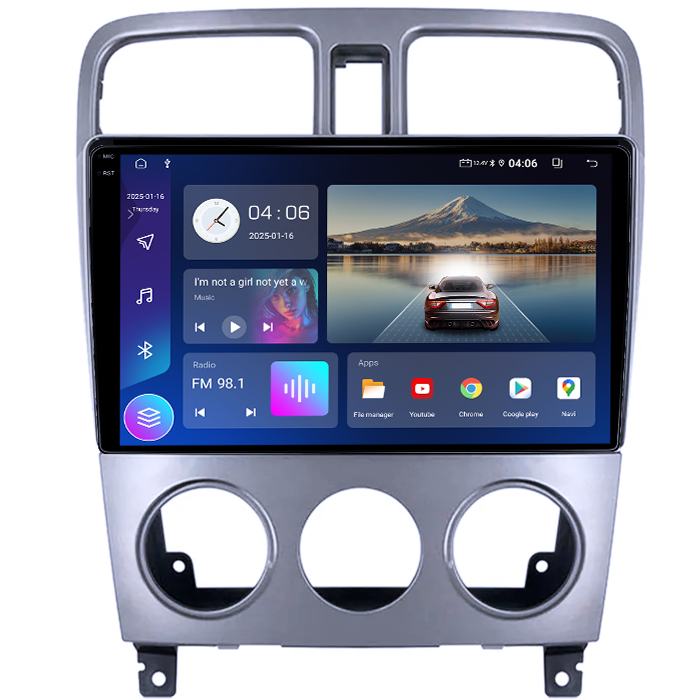 Navigatie dedicata Subaru Forester SG 2002-2008, 4GB RAM 64GB ROM, Quad Core, Display 9" QLED 1K, Carplay&Android Auto, Android 14, Suport camere AHD - imagine 5