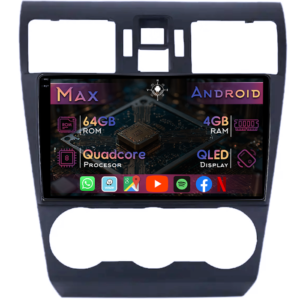 Navigatie dedicata Subaru Forester SJ 2013-2014, 4GB RAM 64GB ROM, Quad Core, Display 9" QLED 1K, Carplay&Android Auto, Android 14, Suport camere AHD - imagine 1