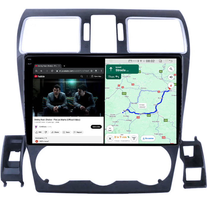 Navigatie dedicata Subaru Impreza / XV / WRX 2012-2017, 4GB RAM 64GB ROM, Quad Core, Display 9" QLED 1K, Carplay&Android Auto, Android 14 - imagine 3