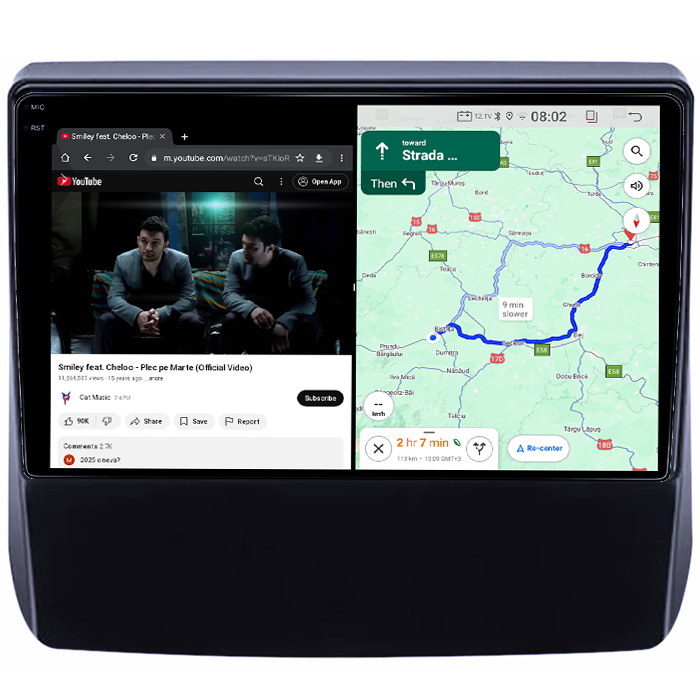 Navigatie dedicata Subaru Impreza / XV 2017+, 4GB RAM 64GB ROM, Quad Core, Display 9" QLED 1K, Carplay&Android Auto, Android 14, Suport camere AHD - imagine 3