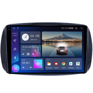 Navigatie dedicata Smart Forfour 2014+, 4GB RAM 64GB ROM, Quad Core, Display 9" QLED 1K, Carplay&Android Auto, Android 14, Suport camere AHD - imagine 4