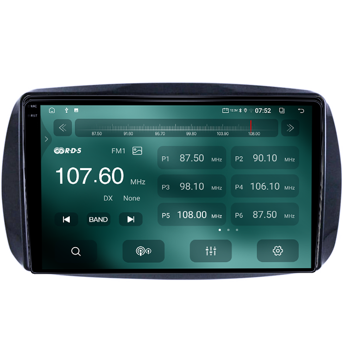 Navigatie dedicata Smart Forfour 2014+, 4GB RAM 64GB ROM, Quad Core, Display 9" QLED 1K, Carplay&Android Auto, Android 14, Suport camere AHD - imagine 3