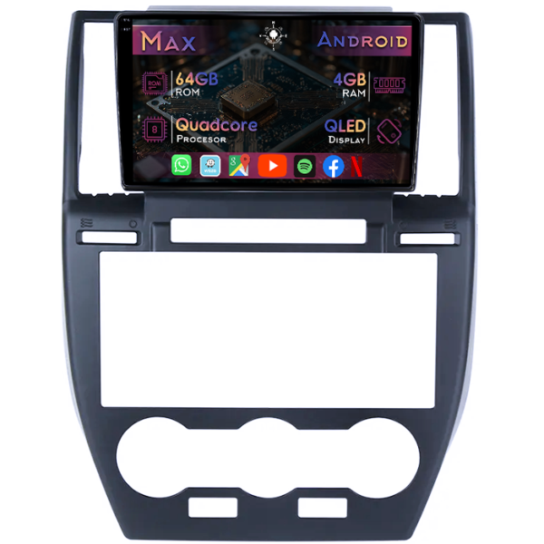 Navigatie dedicata Land Rover Freelander 2 2006-2012, 4GB RAM 64GB ROM, Quad Core, Display 9" QLED 1K, Carplay, Android 13, Bluetooth, Magazin Play, Suport camere AHD