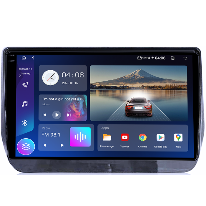 Navigatie dedicata Hyundai H1 2019, 4GB RAM 64GB ROM, Quad Core, Display 9" QLED 1K, Carplay&Android Auto, Android 14, Suport camere AHD - imagine 5