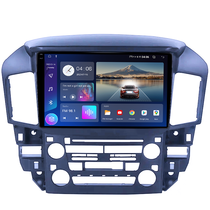 Navigatie dedicata Toyota Harrier, 4GB RAM 64GB ROM, Quad Core, Display 9" QLED 1K, Carplay&Android Auto, Android 14 - imagine 5