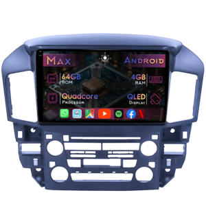 Navigatie dedicata Toyota Harrier, 4GB RAM 64GB ROM, Quad Core, Display 9" QLED 1K, Carplay&Android Auto, Android 14 - imagine 1