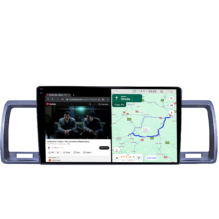 Navigatie dedicata Toyota Hiace 2004-2019, 4GB RAM 64GB ROM, Quad Core, Display 9" QLED 1K, Carplay&Android Auto, Android 14 - imagine 3