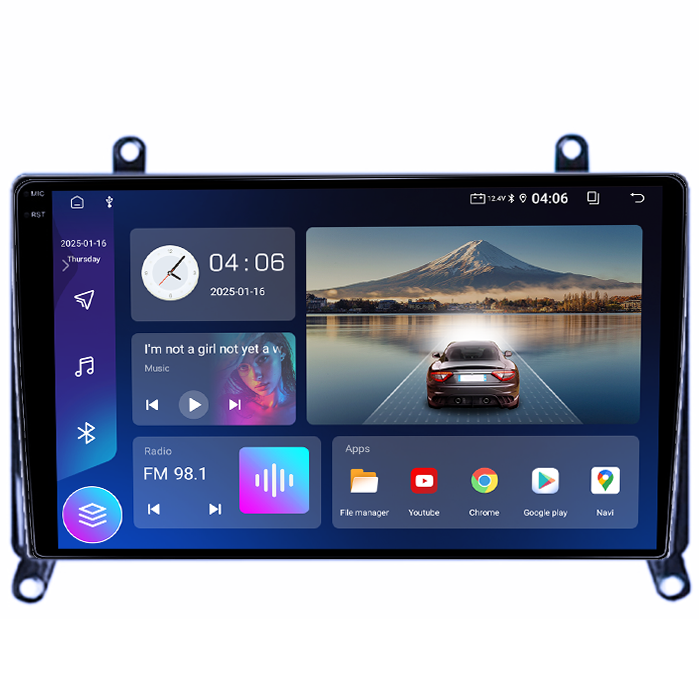 Navigatie dedicata Toyota Hiace 2019-2022, 4GB RAM 64GB ROM, Quad Core, Display 9" QLED 1K, Carplay&Android Auto, Android 14 - imagine 8
