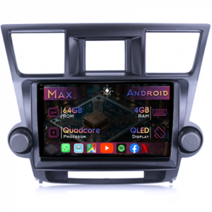 Navigatie dedicata Toyota Highlander 2007-2014, 4GB RAM 64GB ROM, Quad Core, Display 10" QLED 1K, Carplay&Android Auto, Android 14 - imagine 1
