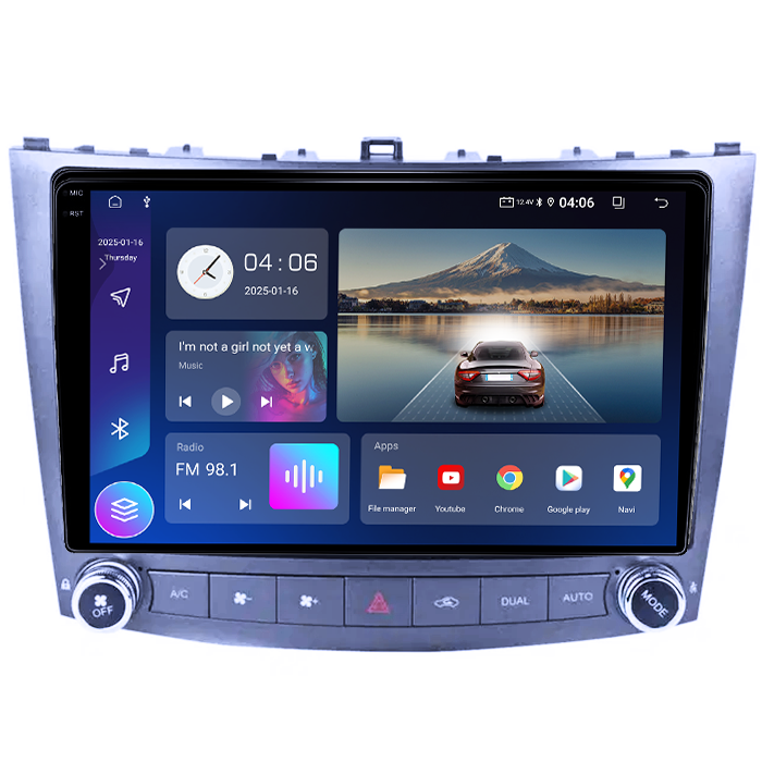 Navigatie dedicata Lexus Seria IS Gen 2 2005-2012, 4GB RAM 64GB ROM, Quad Core, Display 9" QLED 1K, Carplay&Android Auto, Android 14, Suport camere AHD - imagine 5