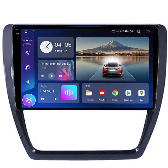 Navigatie dedicata Volkswagen Jetta 4 2011-2018, 4GB RAM 64GB ROM, Quad Core, Display 10" QLED 1K, Carplay&Android Auto, Android 14, Suport camere AHD - imagine 5