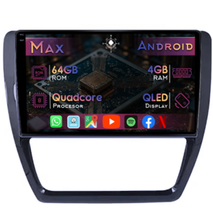 Navigatie dedicata Volkswagen Jetta 4 2011-2018, 4GB RAM 64GB ROM, Quad Core, Display 10" QLED 1K, Carplay&Android Auto, Android 14, Suport camere AHD - imagine 1