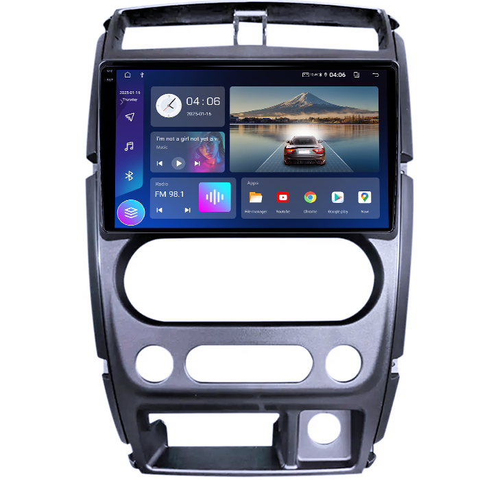 Navigatie dedicata Suzuki Jimny 2005-2018, 4GB RAM 64GB ROM, Quad Core, Display 9" QLED 1K, Carplay&Android Auto, Android 14, Suport camere AHD - imagine 4
