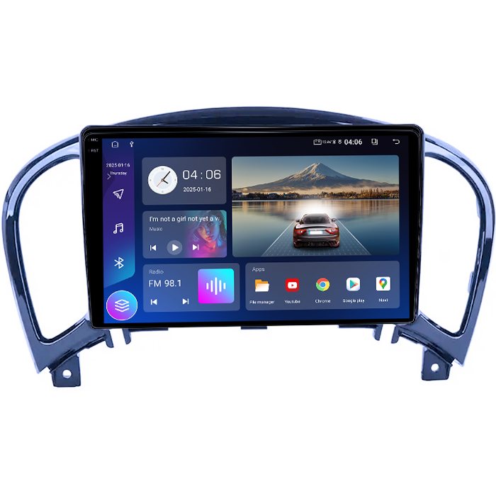 Navigatie dedicata Nissan Juke 2010-2014, 4GB RAM 64GB ROM, Quad Core, Display 9" QLED 1K, Carplay&Android Auto, Android 14, Suport camere AHD - imagine 5