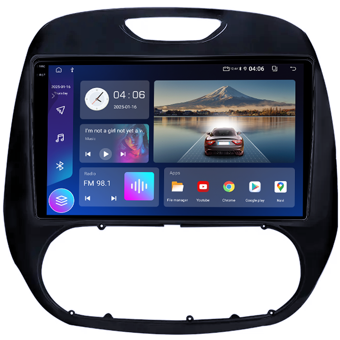 Navigatie dedicata Renault Kaptur 2016-2019, 4GB RAM 64GB ROM, Quad Core, Display 9" QLED 1K, Carplay&Android Auto, Android 14, Suport camere AHD - imagine 5
