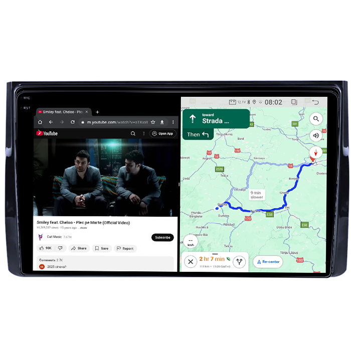 Navigatie dedicata Skoda Kodiaq 2016+, 4GB RAM 64GB ROM, Quad Core, Display 10" QLED 1K, Carplay&Android Auto, Android 14, Suport camere AHD - imagine 3