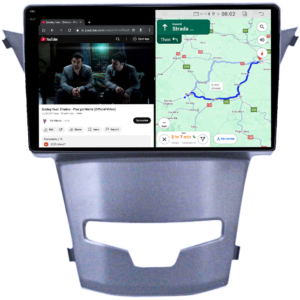 Navigatie dedicata Ssangyong Korando 2013-2018, 4GB RAM 64GB ROM, Quad Core, Display 9" QLED 1K, Carplay&Android Auto, Android 14, Suport camere AHD - imagine 3