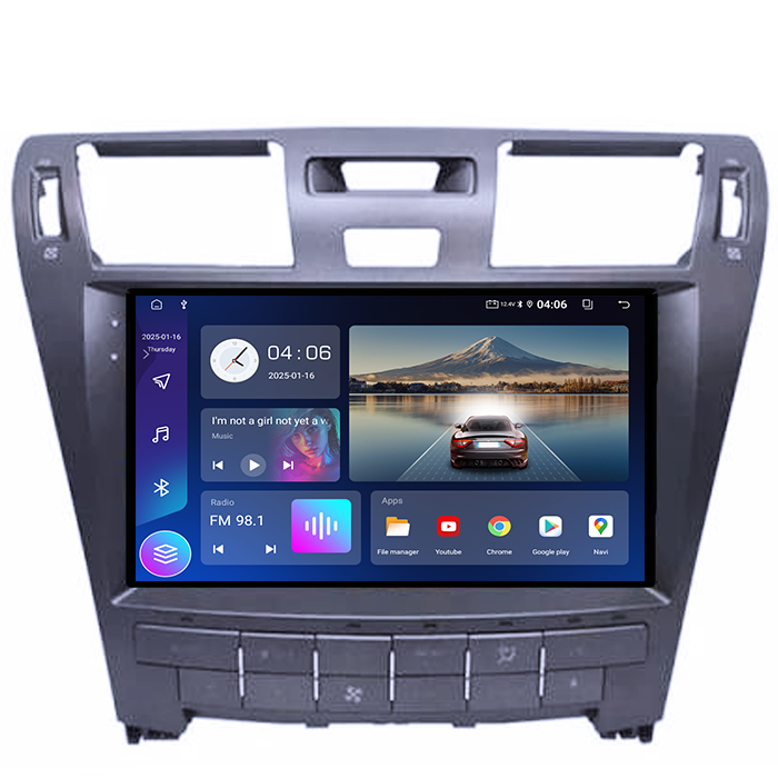 Navigatie dedicata Lexus LS460/LS600 2006-2011, 4GB RAM 64GB ROM, Quad Core, Display 10" QLED 1K, Carplay&Android Auto, Android 14 - imagine 4