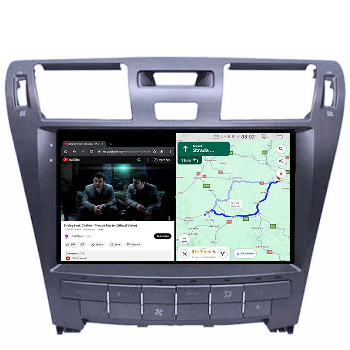 Navigatie dedicata Lexus LS460/LS600 2006-2011, 4GB RAM 64GB ROM, Quad Core, Display 10" QLED 1K, Carplay&Android Auto, Android 14 - imagine 2