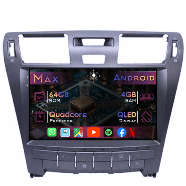 Navigatie dedicata Lexus LS460/LS600 2006-2011, 4GB RAM 64GB ROM, Quad Core, Display 10" QLED 1K, Carplay&Android Auto, Android 14