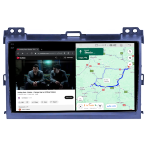 Navigatie dedicata Toyota Land Cruiser Prado J120 2002-2010, 4GB RAM 64GB ROM, Quad Core, Display 9" QLED 1K, Carplay&Android Auto - imagine 3