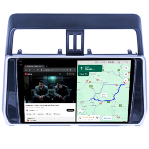 Navigatie dedicata Toyota Prado 2017-2018, 4GB RAM 64GB ROM, Quad Core, Display 10" QLED 1K, Carplay&Android Auto, Android 14 - imagine 3