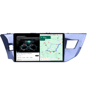 Navigatie dedicata Toyota Levin 2014, Maro, 4GB RAM 64GB ROM, Quad Core, Display 10" QLED 1K, Carplay&Android Auto - imagine 3