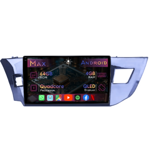 Navigatie dedicata Toyota Levin 2014, Maro, 4GB RAM 64GB ROM, Quad Core, Display 10" QLED 1K, Carplay&Android Auto - imagine 1