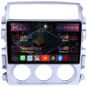 Navigatie dedicata Suzuki Liana 2004-2008, 4GB RAM 64GB ROM, Quad Core, Display 9" QLED 1K, Carplay&Android Auto, Android 14, Suport camere AHD - imagine 1