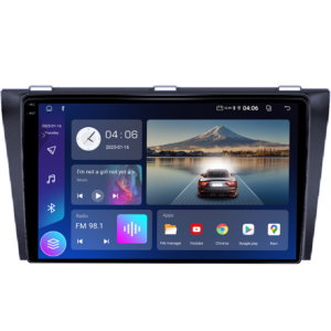 Navigatie dedicata Mazda 3 2004-2009, 4GB RAM 64GB ROM, Quad Core, Display 9" QLED 1K, Carplay&Android Auto, Android 14, Suport camere AHD - imagine 3