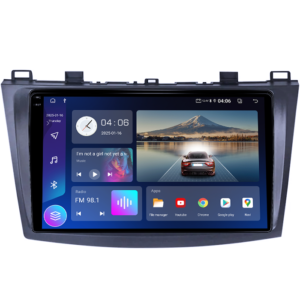 Navigatie dedicata Mazda 3 2009-2013, 4GB RAM 64GB ROM, Quad Core, Display 9" QLED 1K, Carplay&Android Auto, Android 14, Suport camere AHD - imagine 4