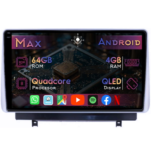Navigatie dedicata Mazda 3 2020+, 4GB RAM 64GB ROM, Quad Core, Display 10" QLED 1K, Carplay&Android Auto, Android 14, Suport camere AHD