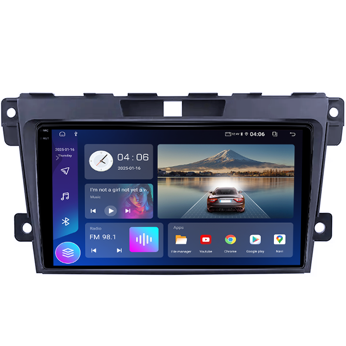 Navigatie dedicata Mazda CX-7 2008-2015, 4GB RAM 64GB ROM, Quad Core, Display 9" QLED 1K, Carplay&Android Auto, Android 14, Suport camere AHD - imagine 5