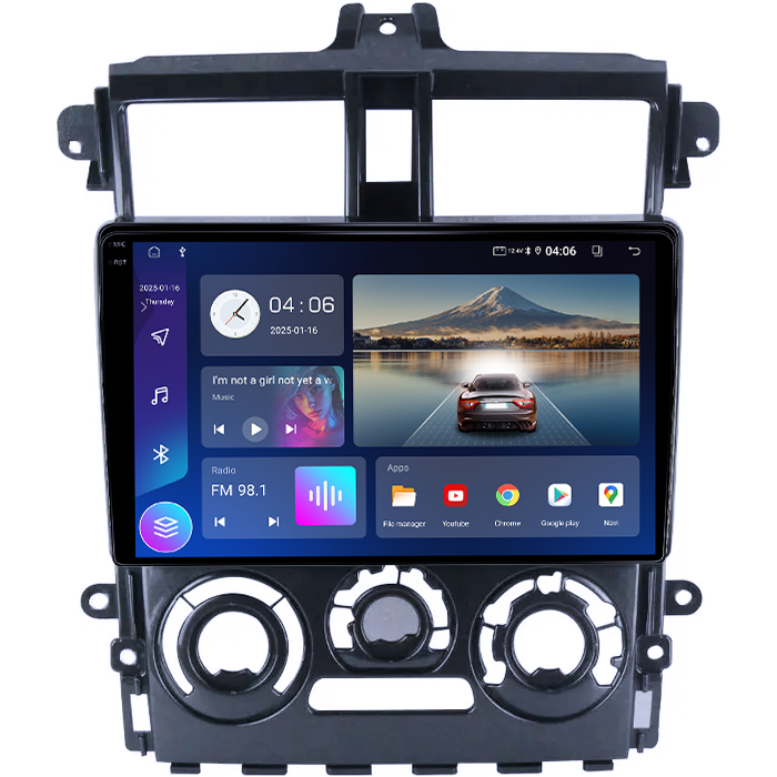 Navigatie dedicata Mitsubishi Colt Plus 2007-2012, 4GB RAM 64GB ROM, Quad Core, Display 9" QLED 1K, Carplay&Android Auto, Android 14, Suport camere AHD - imagine 5