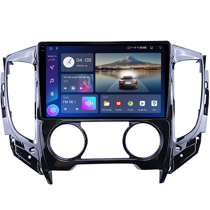 Navigatie dedicata Mitsubishi L200 2015-2019, 4GB RAM 64GB ROM, Quad Core, Display 9" QLED 1K, Carplay&Android Auto, Android 14, Suport camere AHD - imagine 5