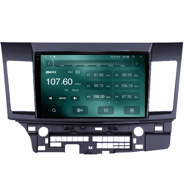 Navigatie dedicata Mitsubishi Lancer 2007-2012, 4GB RAM 64GB ROM, Quad Core, Display 10" QLED 1K, Carplay&Android Auto, Android 14, Suport camere AHD - imagine 4