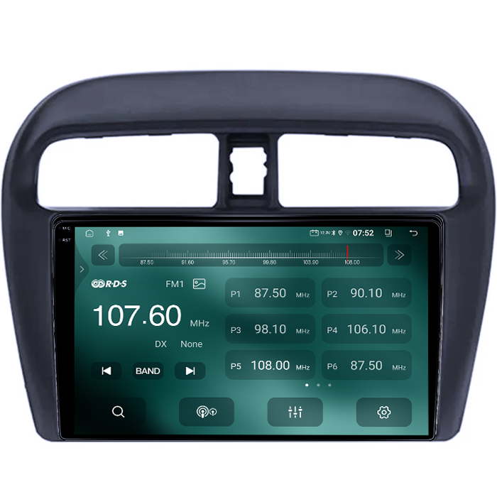Navigatie dedicata Mitsubishi Mirage Attrage 2012-2018, 4GB RAM 64GB ROM, Quad Core, Display 9" QLED 1K, Carplay&Android Auto, Android 14, Suport camere AHD - imagine 4