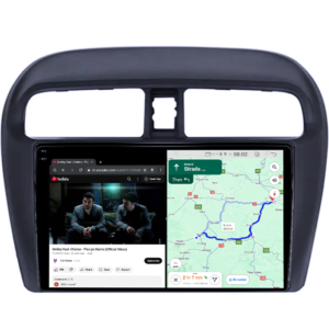 Navigatie dedicata Mitsubishi Mirage Attrage 2012-2018, 4GB RAM 64GB ROM, Quad Core, Display 9" QLED 1K, Carplay&Android Auto, Android 14, Suport camere AHD - imagine 3