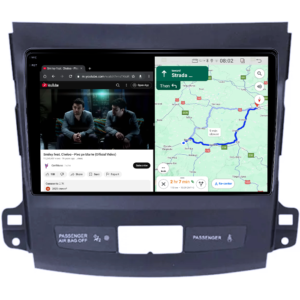 Navigatie dedicata Mitsubishi Outlander 2006-2012, 4GB RAM 64GB ROM, Quad Core, Display 9" QLED 1K, Carplay&Android Auto, Android 14, Suport camere AHD - imagine 3