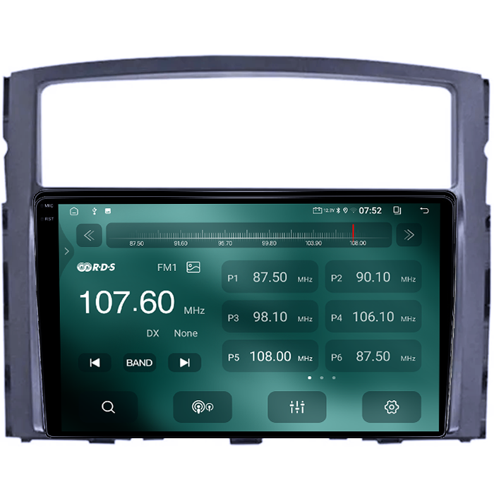 Navigatie dedicata Mitsubishi Pajero 2006-2014, 4GB RAM 64GB ROM, Quad Core, Display 9" QLED 1K, Carplay&Android Auto, Android 14, Suport camere AHD - imagine 4