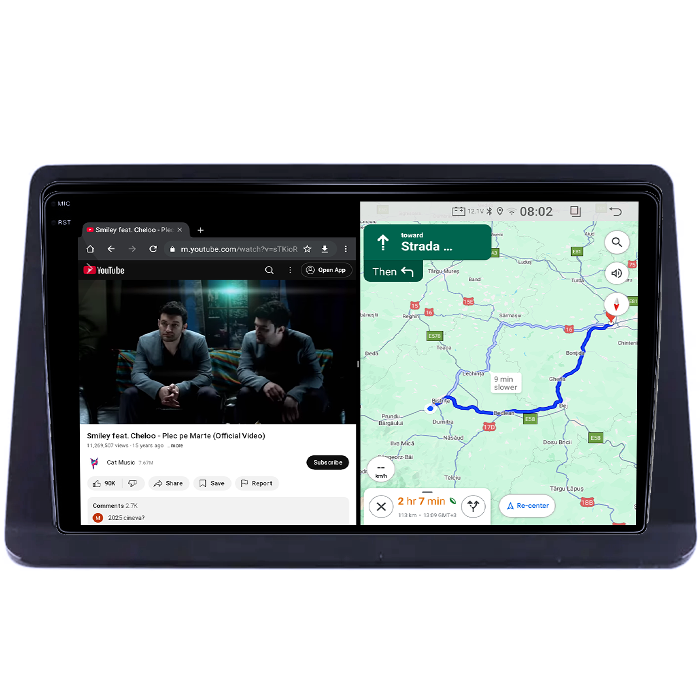 Navigatie dedicata Mitsubishi Pajero Montero V31 1991-2001, 4GB RAM 64GB ROM, Quad Core, Display 9" QLED 1K, Carplay&Android Auto, Android 14, Suport camere AHD - imagine 3