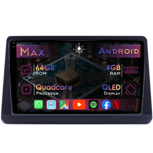 Navigatie dedicata Mitsubishi Pajero Montero V31 1991-2001, 4GB RAM 64GB ROM, Quad Core, Display 9" QLED 1K, Carplay&Android Auto, Android 14, Suport camere AHD - imagine 1